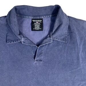 Polo‎ Jeans Co Ralph Lauren Mens L G Navy Blue Short Sleeve Collared Polo Shirt